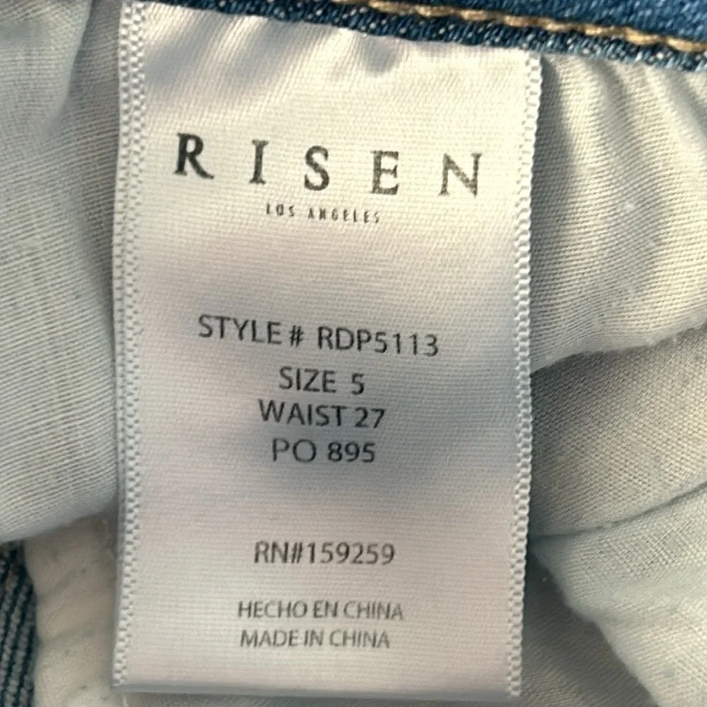Risen Crossover Two Toned jeans size 27 ankle straight
